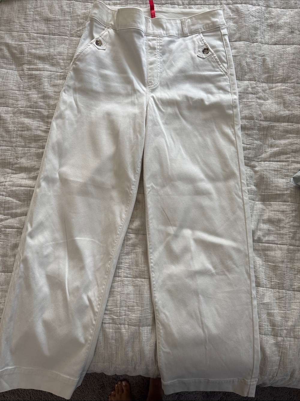 SPANX White Wide-Leg Kids Bottoms